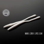 Libra Lures - DYING WORM - 001 WHITE