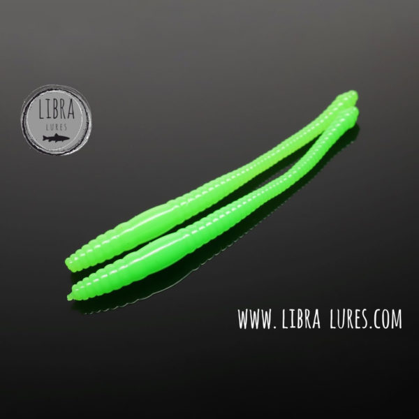 Libra Lures - DYING WORM - 026 HOT GREEN