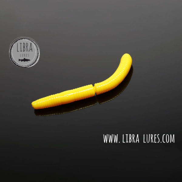 Libra Lures - FATTY D'WORM - 007 YELLOW
