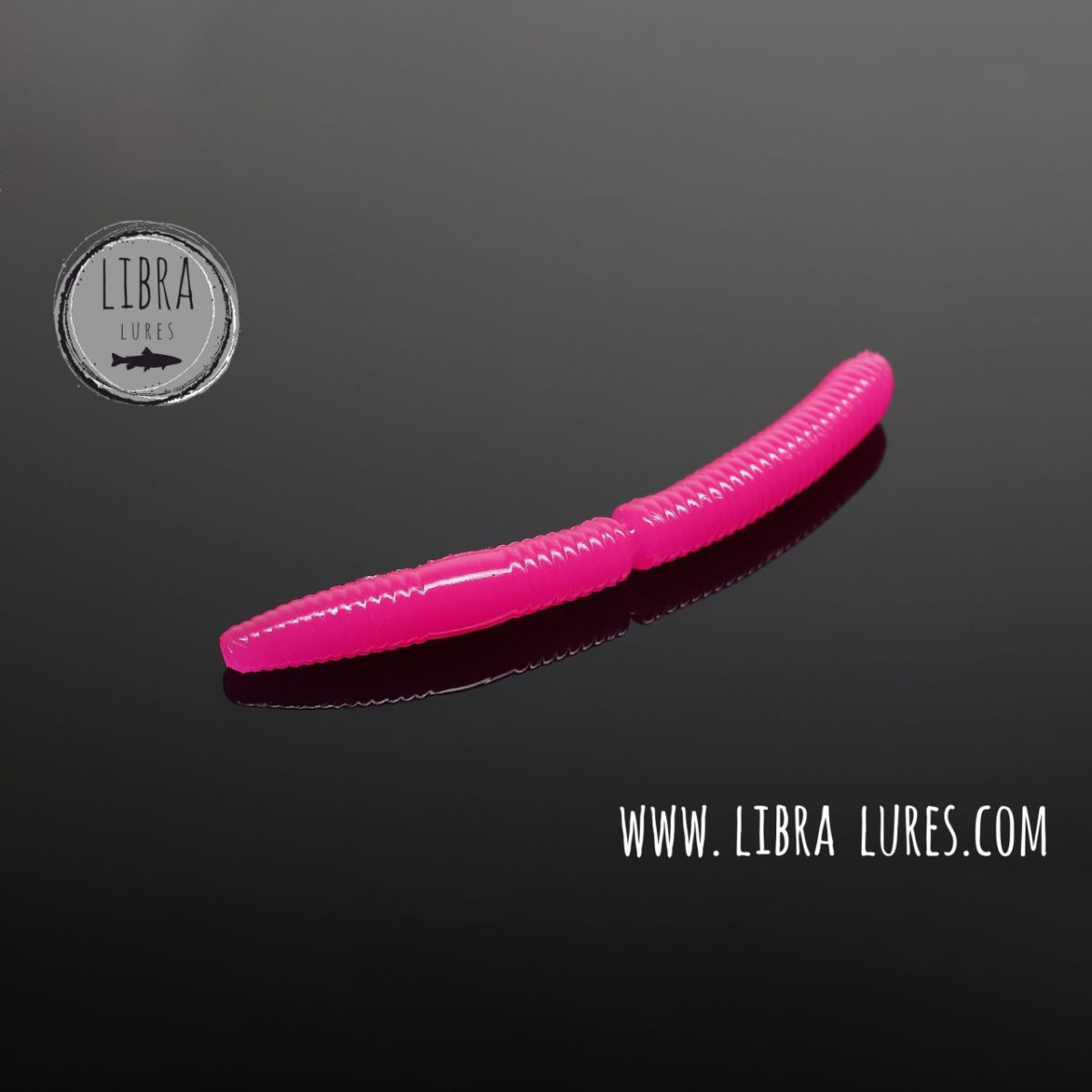 Libra Lures - FATTY D'WORM - 019 HOT PINK