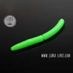 Libra Lures - FATTY D'WORM - 026 HOT GREEN