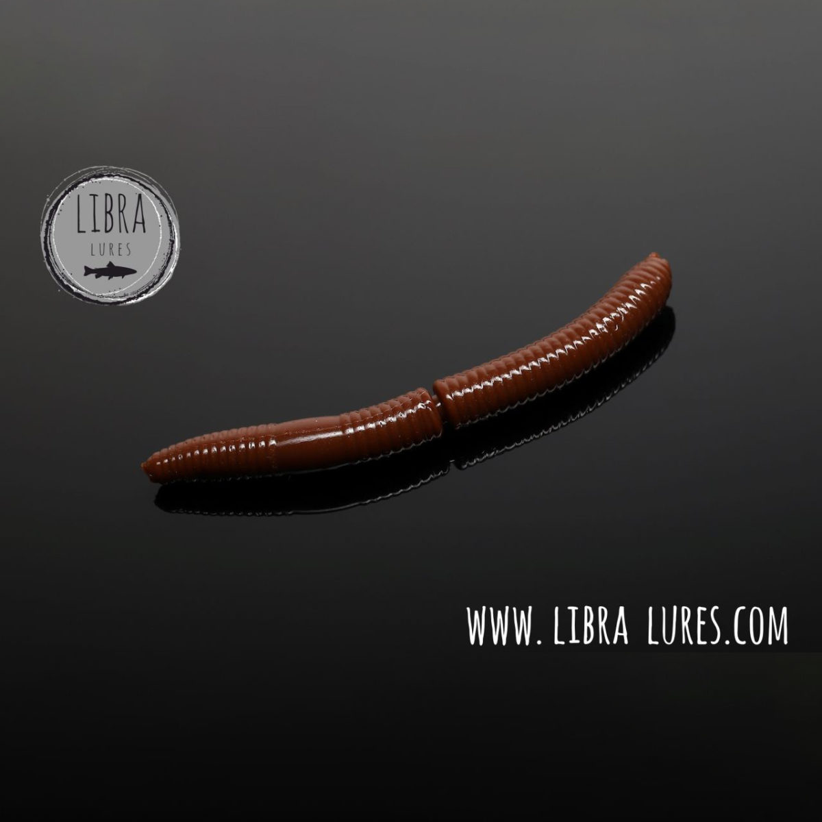 Libra Lures - FATTY D'WORM - 038 BROWN