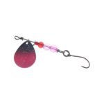Spinnerbait mit rotem Blatt und rosa Perlen