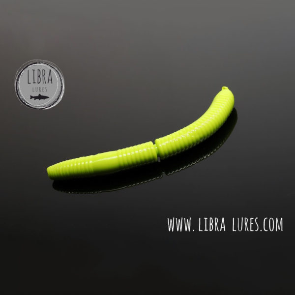 Libra Lures - FATTY D'WORM - 027 - GREEN APPLE
