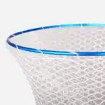 Buegel mit Netz blauer Kescherkopf