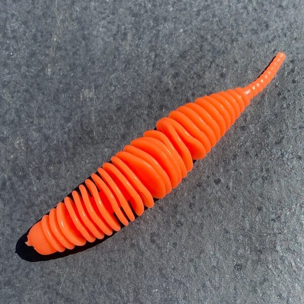 Gerippter Forellen Gummikoeder RIP No 5 in salmon