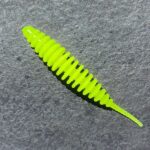 Gerippter Forellen Gummikoeder RIP No 7 in Gelb