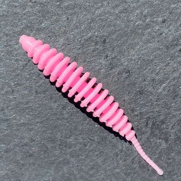 Gerippter Forellen Gummikoeder RIP No 7 in Bubblegum