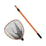 Set UL Trout Area Kescher Burning Orange aus Kescherkopf und Stange