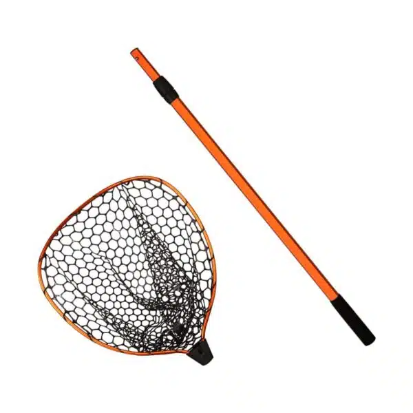 Set UL Trout Area Kescher Burning Orange aus Kescherkopf und Stange
