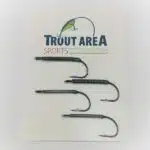 Kollage von Vanfook Life Like Hooks mit Drahtwicklung