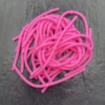 Ein Haufen Forellen Gummikoeder RIP No 8 in bubblegum
