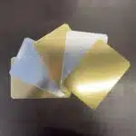 Goldene und Silberne Lachsbretter 230 160 auf Holzplatte