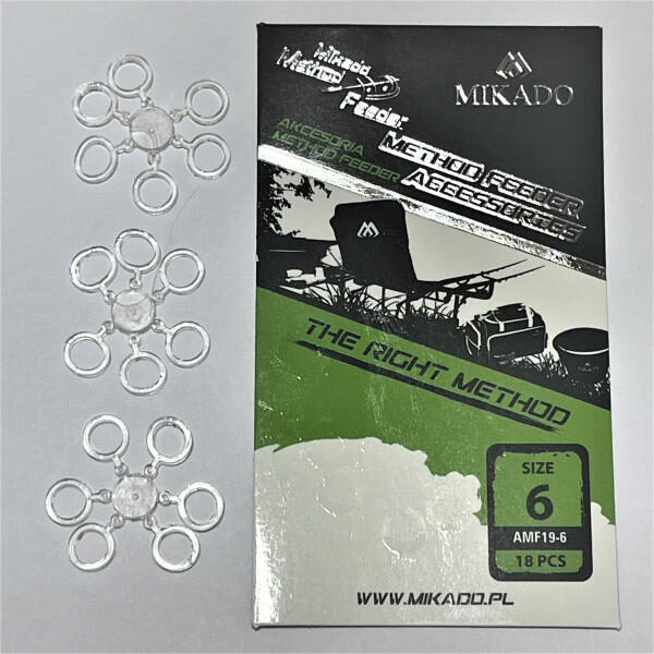 Pelletringe Mikado gross neben Verpackung