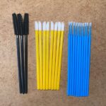 Reinigungsset für Rutenringe mit Buersten und Staebchen