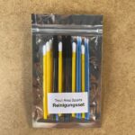Reinigungsset für Rutenringe in einer Verpackung geblistert