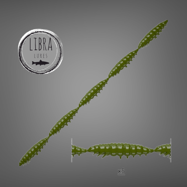 Libra Lures - Larva Multi 031 - Olive - Trout Area Sports