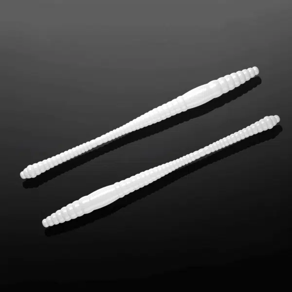 Libra Lures Dying Worm in Farbe 001 WHITE