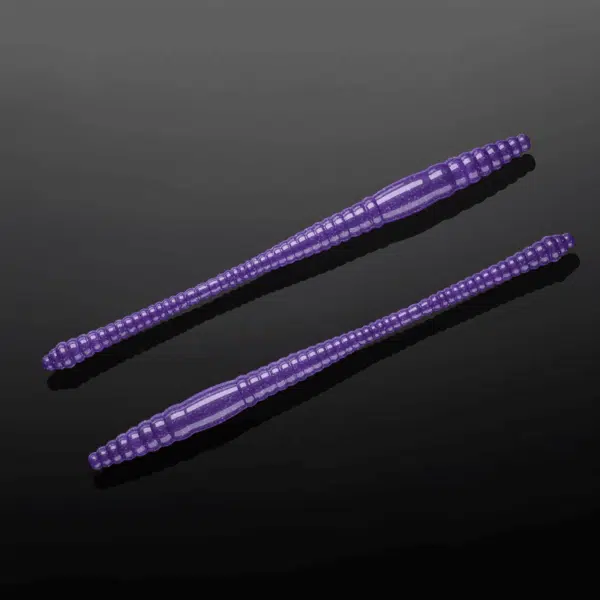 Libra Lures Dying Worm in Farbe 020 PURPLE WITH GLITTER