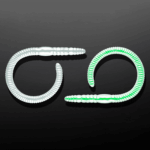 Libra Lures Flex Worm in Farbe 000 GLOV UV GREEN