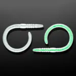 Libra Lures Flex Worm in Farbe 000 GLOV UV GREEN