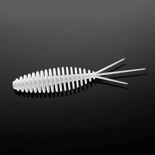 Libra Lures Turbo Worm in Farbe 001 WHITE