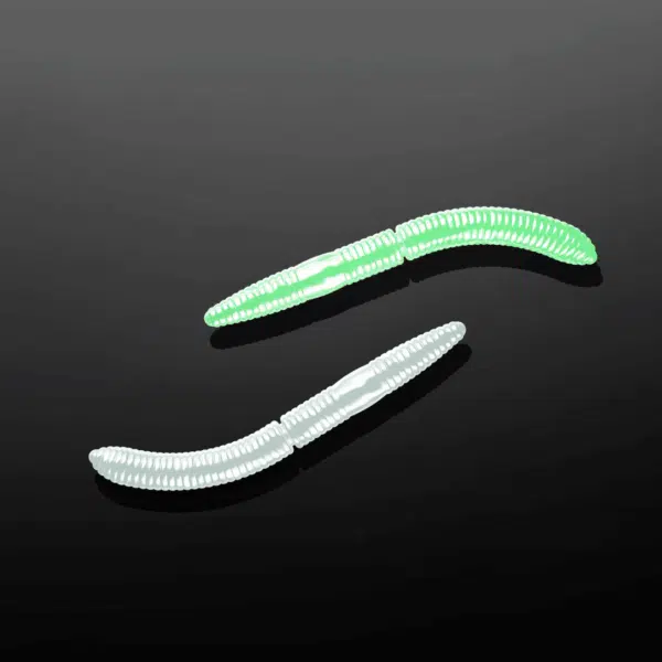 Libra Lures Fatty DWorm in Farbe 000 GLOV UV GREEN