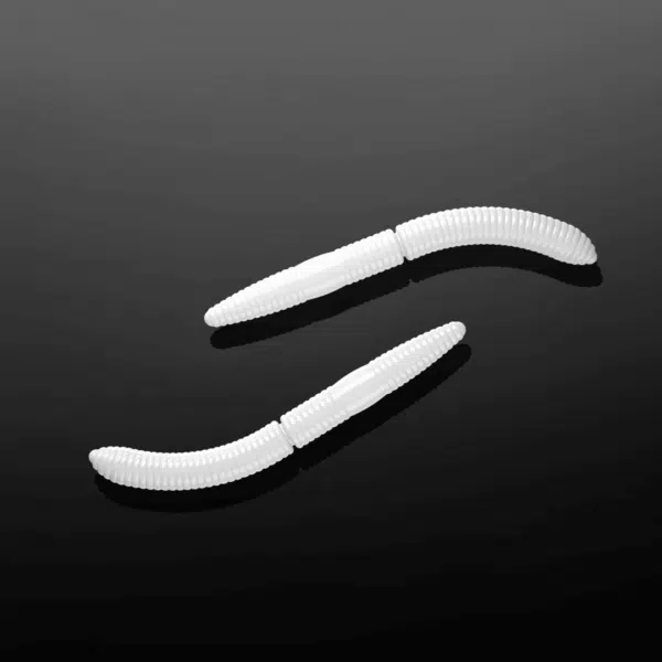 Libra Lures Fatty DWorm in Farbe 001 WHITE