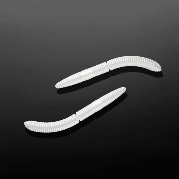Libra Lures Fatty DWorm in Farbe 004 SILVER PEARL