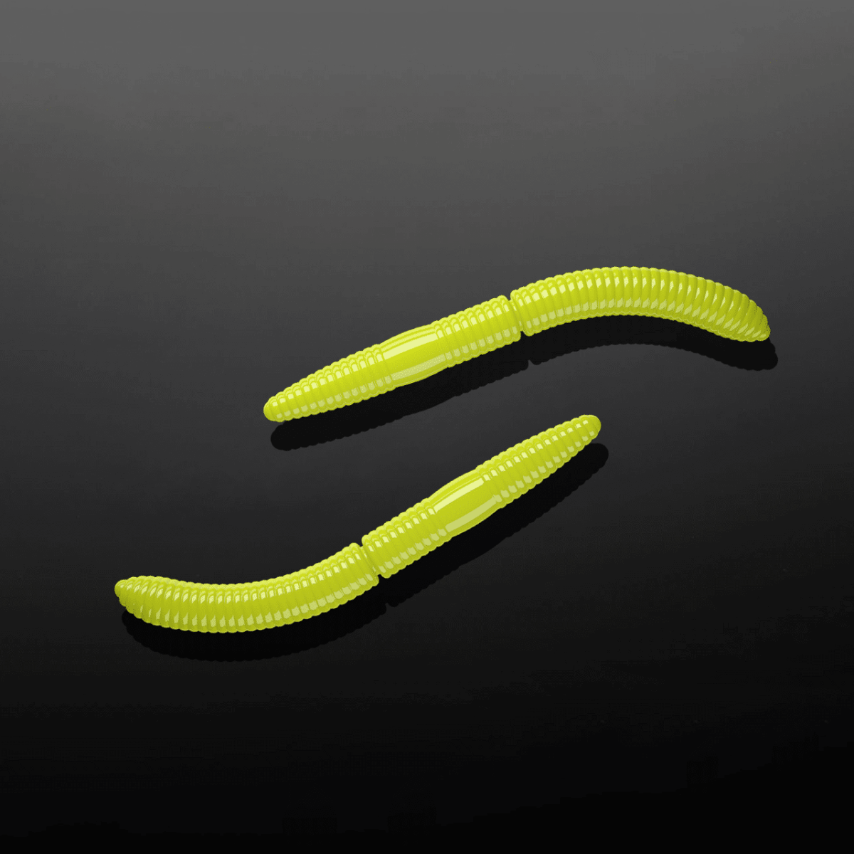 Libra Lures Fatty DWorm in Farbe 006 HOT YELLOW