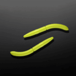 Libra Lures Fatty DWorm in Farbe 006 HOT YELLOW