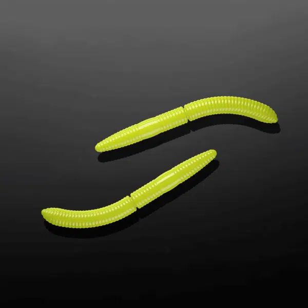 Libra Lures Fatty DWorm in Farbe 006 HOT YELLOW