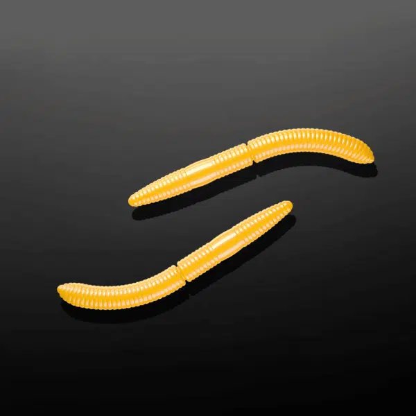 Libra Lures Fatty DWorm in Farbe 008 DARK YELLOW