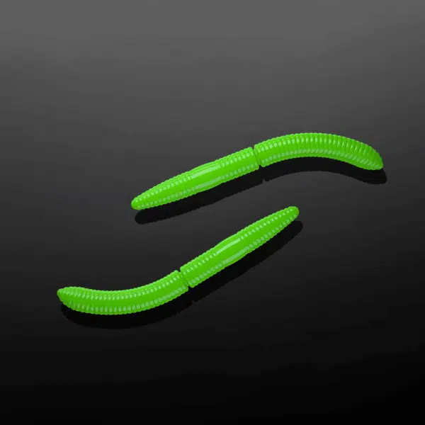 Libra Lures Fatty DWorm in Farbe 026 HOT GREEN