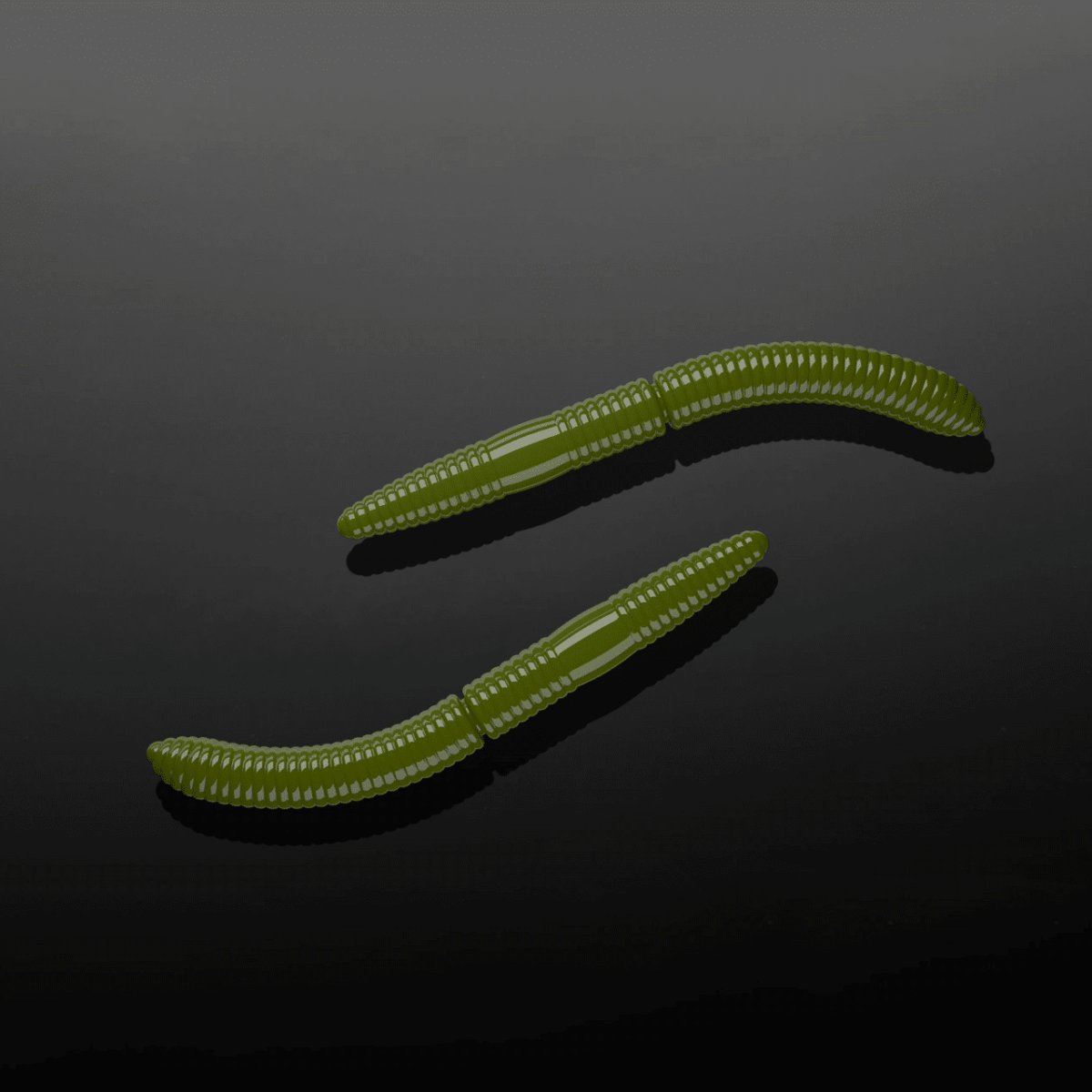 Libra Lures Fatty DWorm in Farbe 031 OLIVE