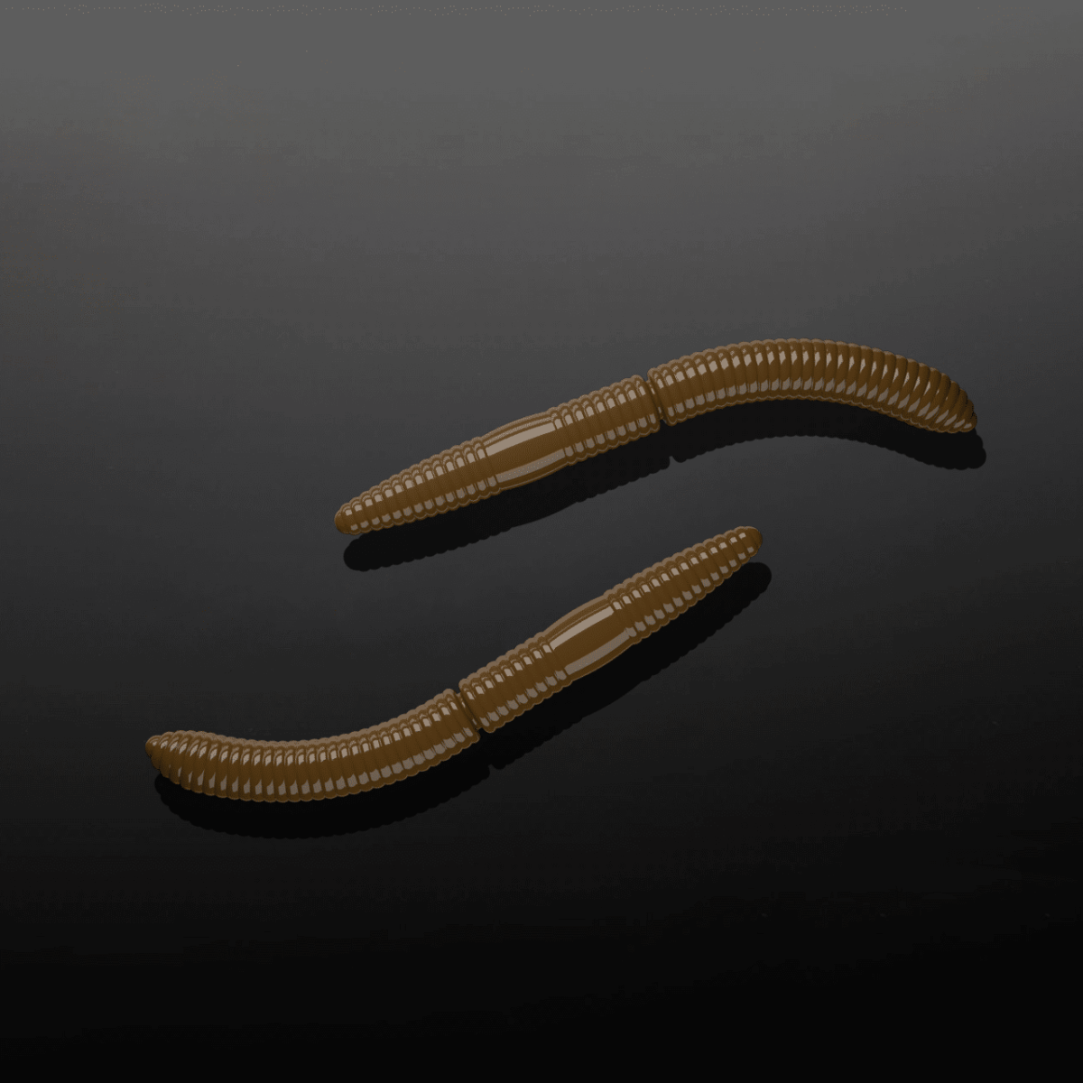 Libra Lures Fatty DWorm in Farbe 038 BROWN