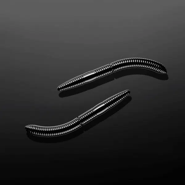 Libra Lures Fatty DWorm in Farbe 040 BLACK