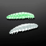 Libra Lures Larva in Farbe 000 GLOV UV GREEN