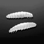 Libra Lures Larva in Farbe 001 WHITE