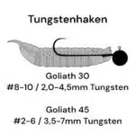 Montage eines Libra Lures Golitah mit Tungstenhaken