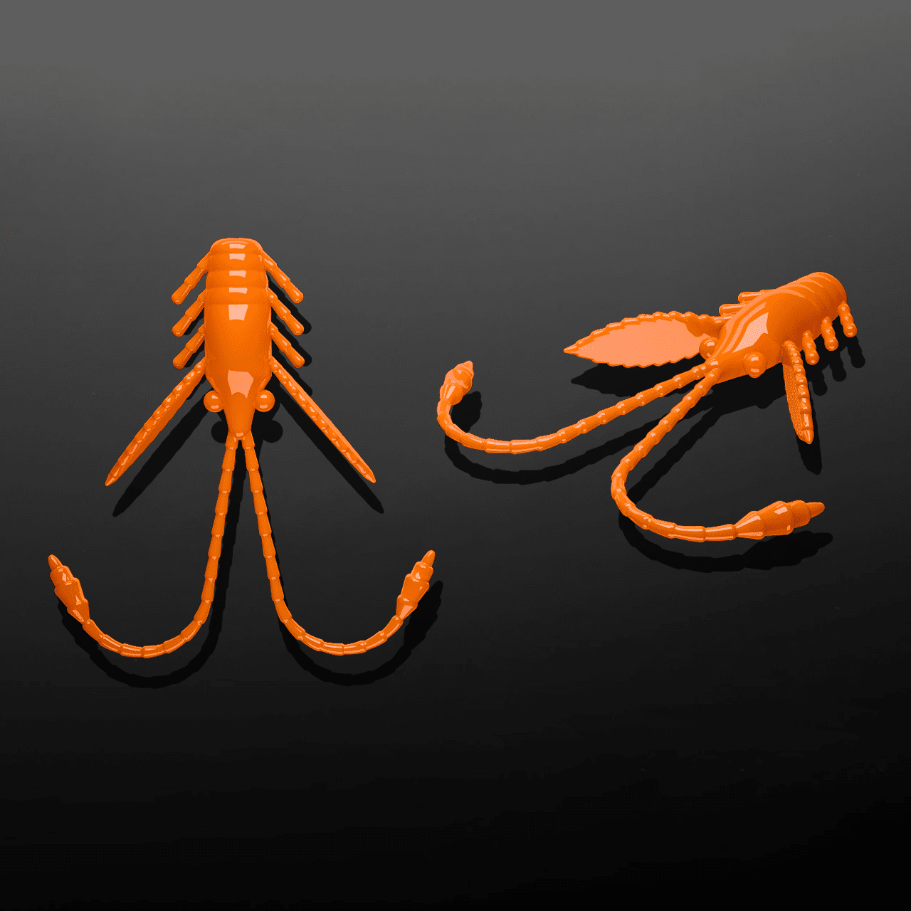 Pro Nymph 011 HOT ORANGE Libra Lures Pro Nymph in Farbe 011 HOT ORANGE