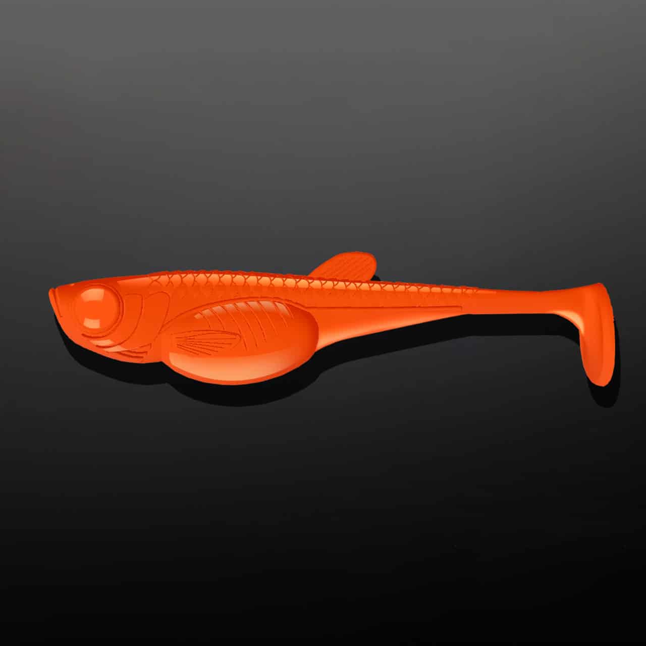 Libra-Lures-predator-EMBRION-SHAD-color-011-HOT-ORANGE Libra Lures Embrion Shad in Farbe 011 HOT ORANGE