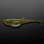Libra Lures Embrion Shad in Farbe 032 MOTOR OIL GREEN