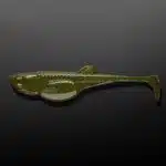 Libra Lures Embrion Shad in Farbe 032 MOTOR OIL GREEN