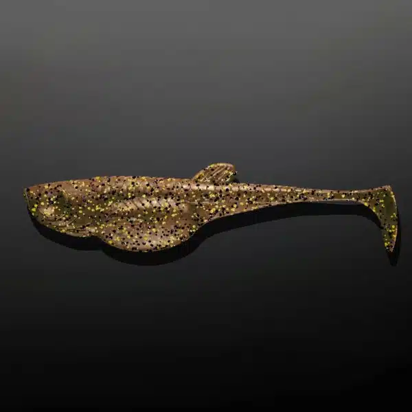Libra Lures Embrion Shad in Farbe 033 MOTOR OIL BROWN