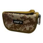 Aufrecht stehende Spoontasche in Brown Camou